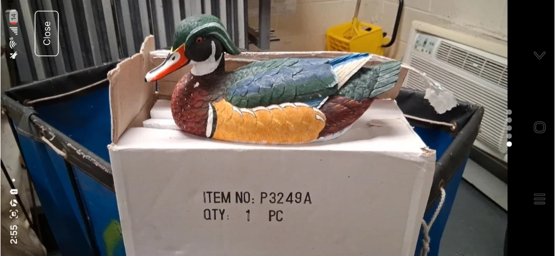 Wood Duck Decorative Figurine
