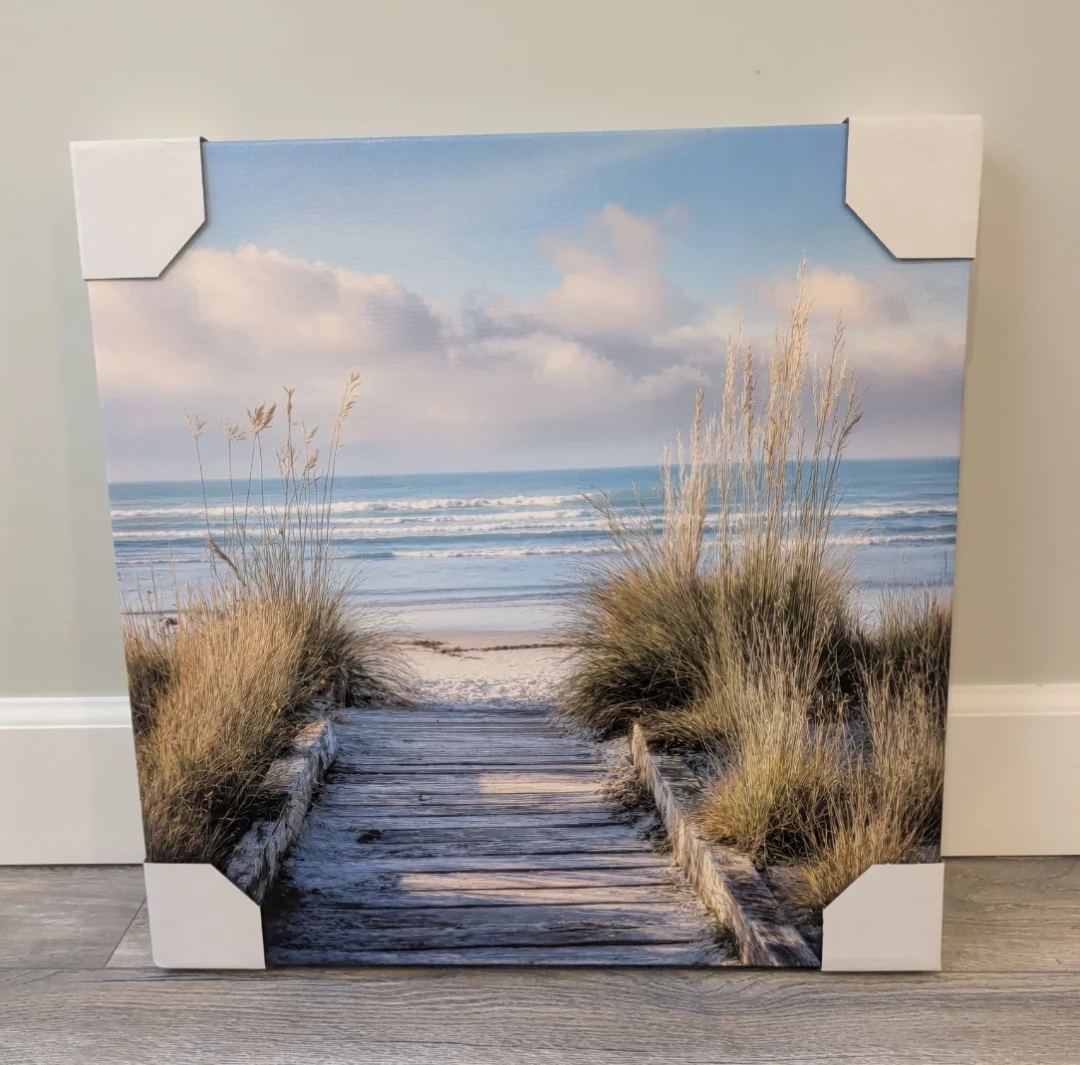 Bayland Collection Beach Boardwalk Canvas Art