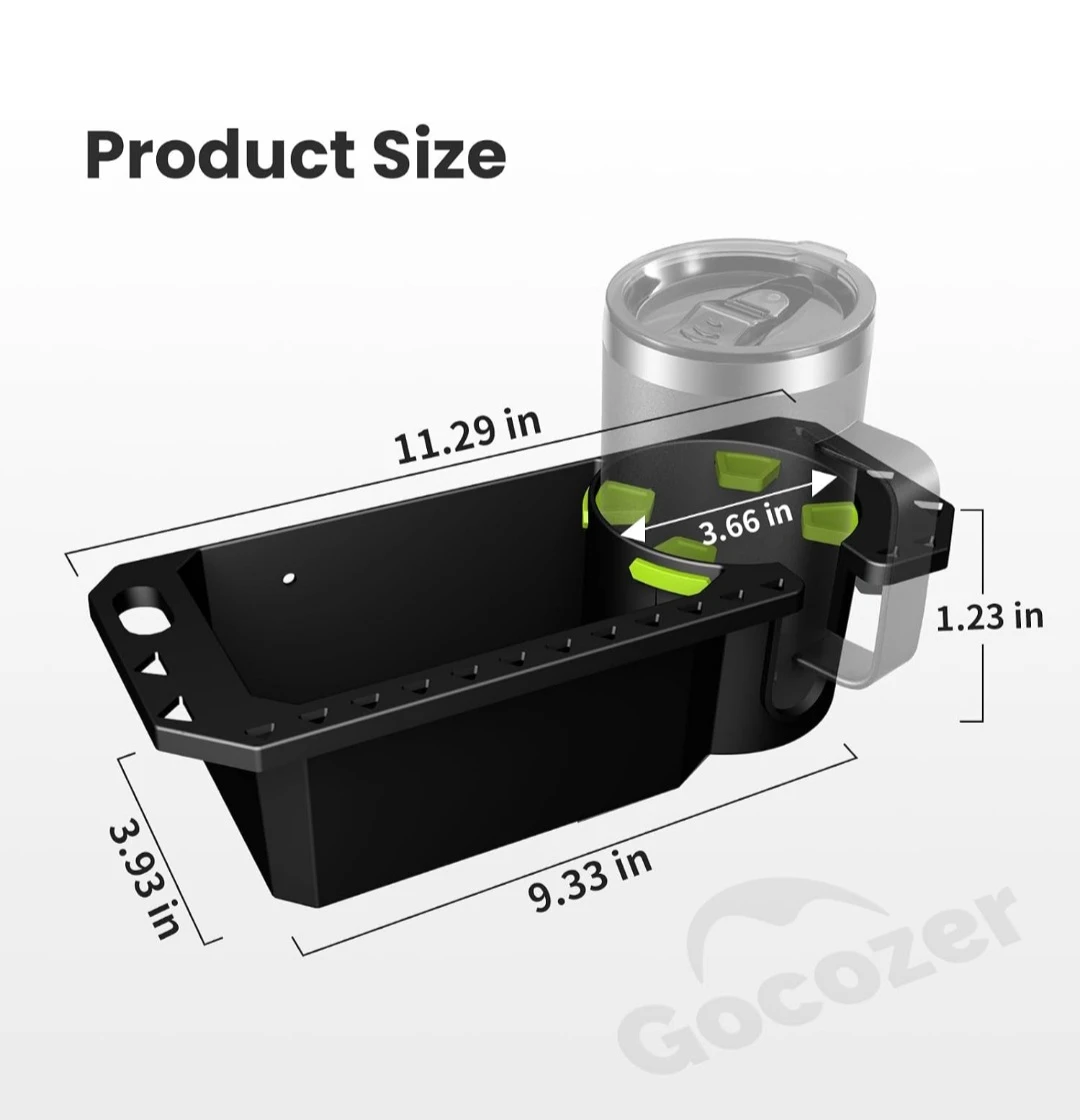Gocozer Boat Storage Organizer and Cup Holder - 2 Pack - photo 2