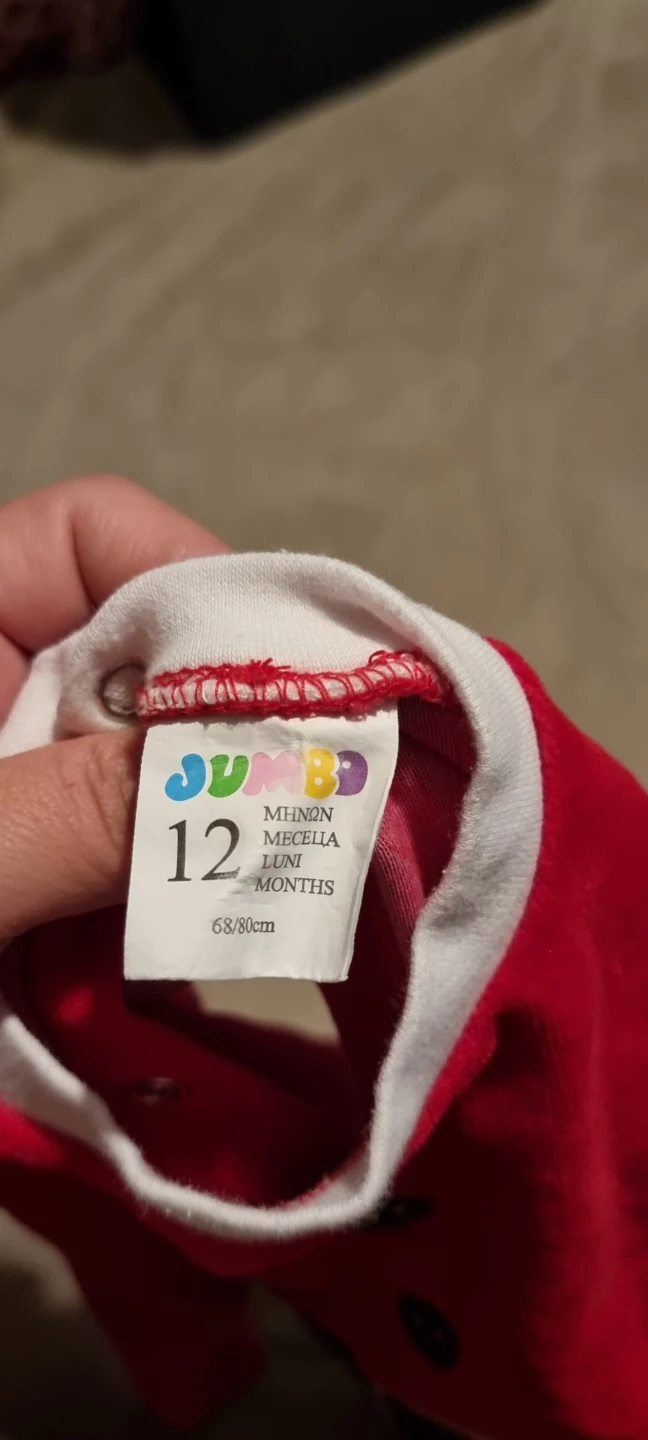 Jumbo Baby Santa My 1st Christmas Romper 12 Months - photo 2