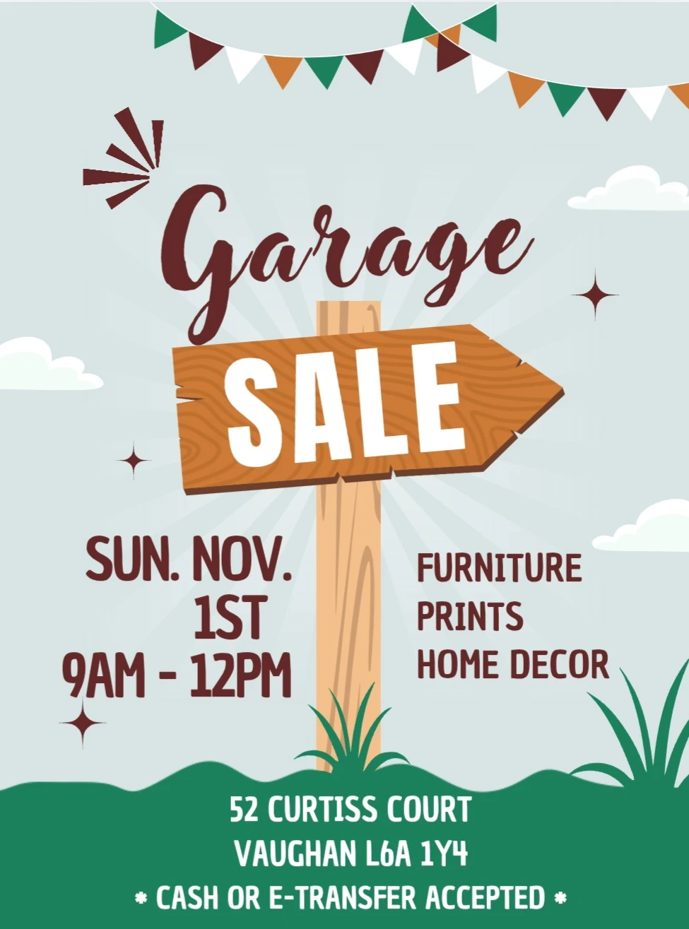 GARAGE SALE