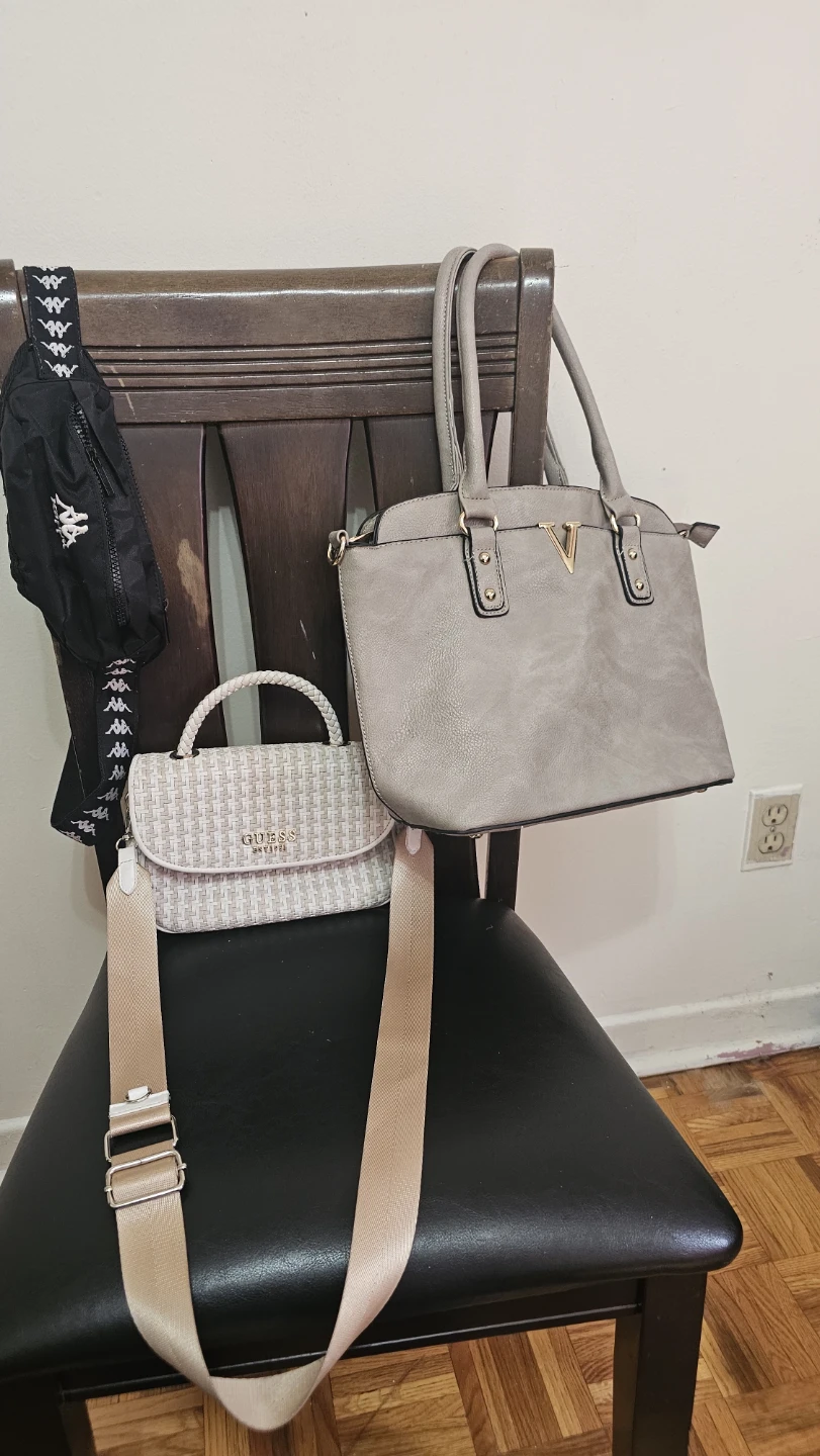 Assorted Handbags and 2 Shoes, size 9, 10  Heels  Bundle