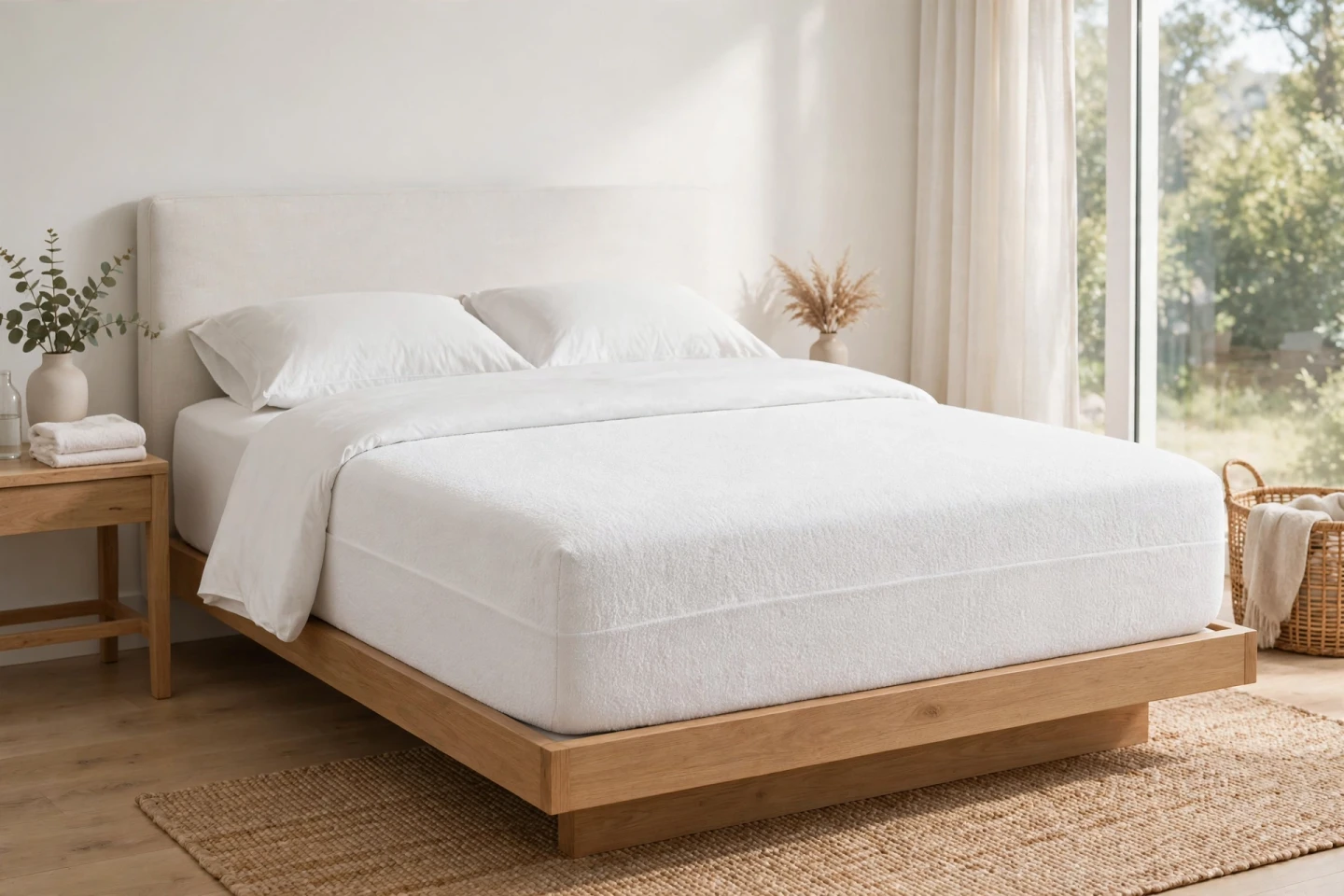 Queen and king sizes Terry Bamboo Mattress Protector - photo 2