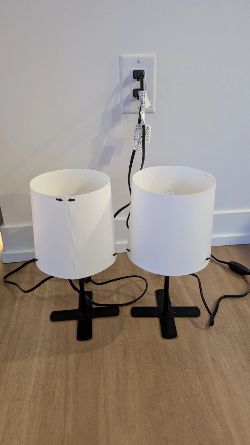 IKEA Table Lamps (Set of 2) – Bulbs Included (31 cm / 12")
