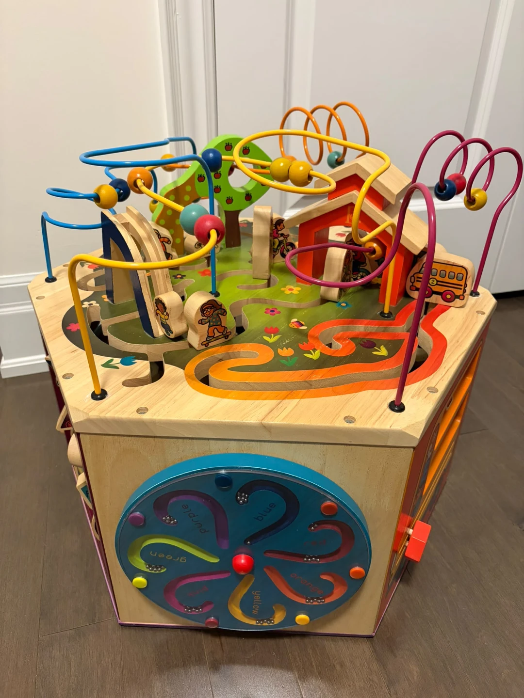B. toys Youniversity Wooden Activity Cube - photo 3