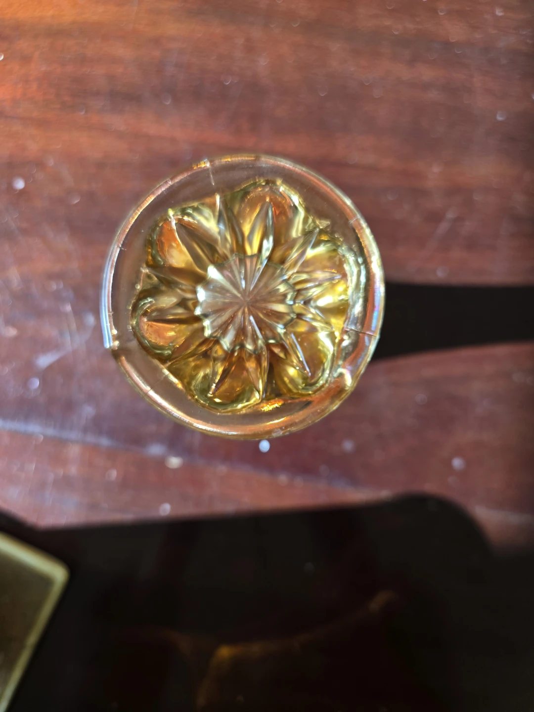 Vintage Marigold Carnival Glass Mornig Glory - photo 3
