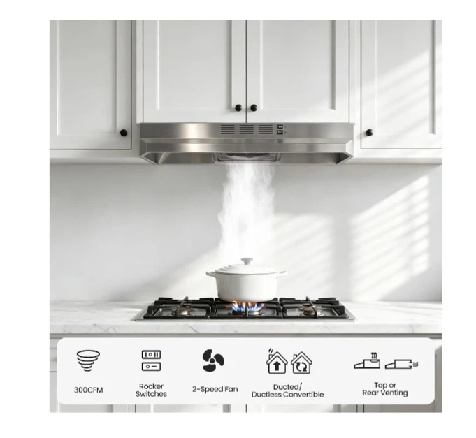 Firegas 30-inch Under Cabinet Range Hood - photo 2