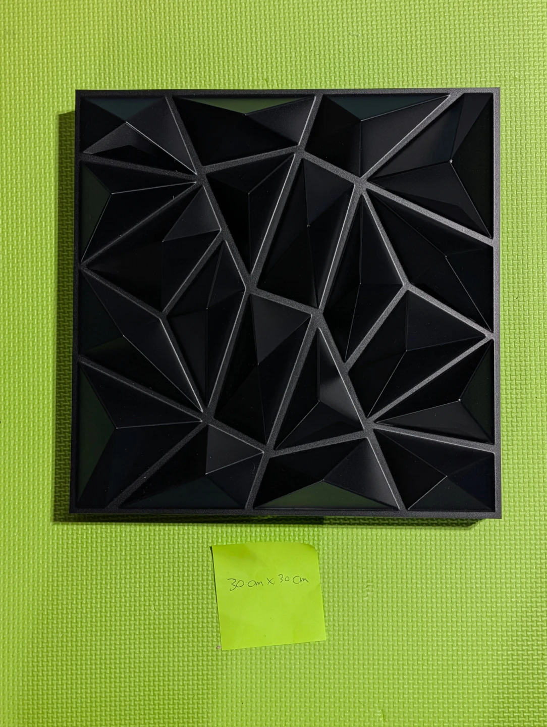 Black Geometric 3D Wall Panels