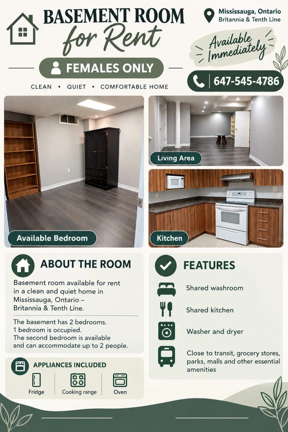 Room for Rent