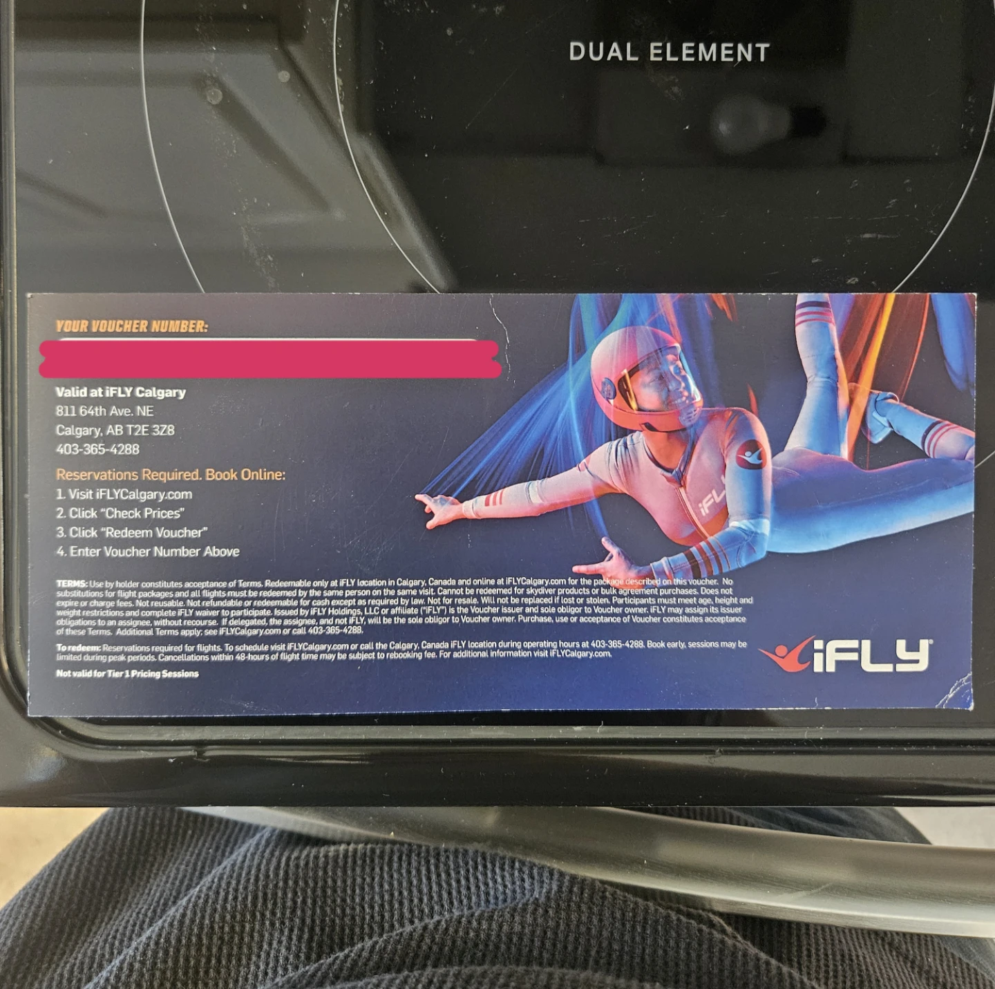 iFLY Calgary 3 Flight Experience Voucher