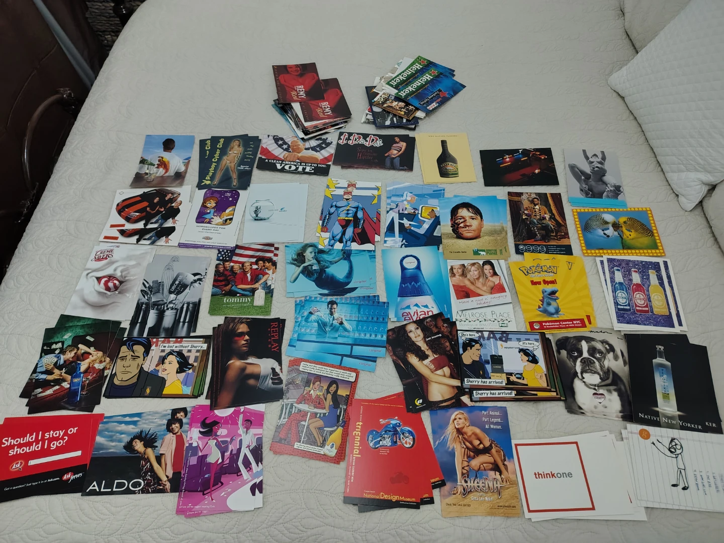 Advertisement post cards late 90's early 2000's