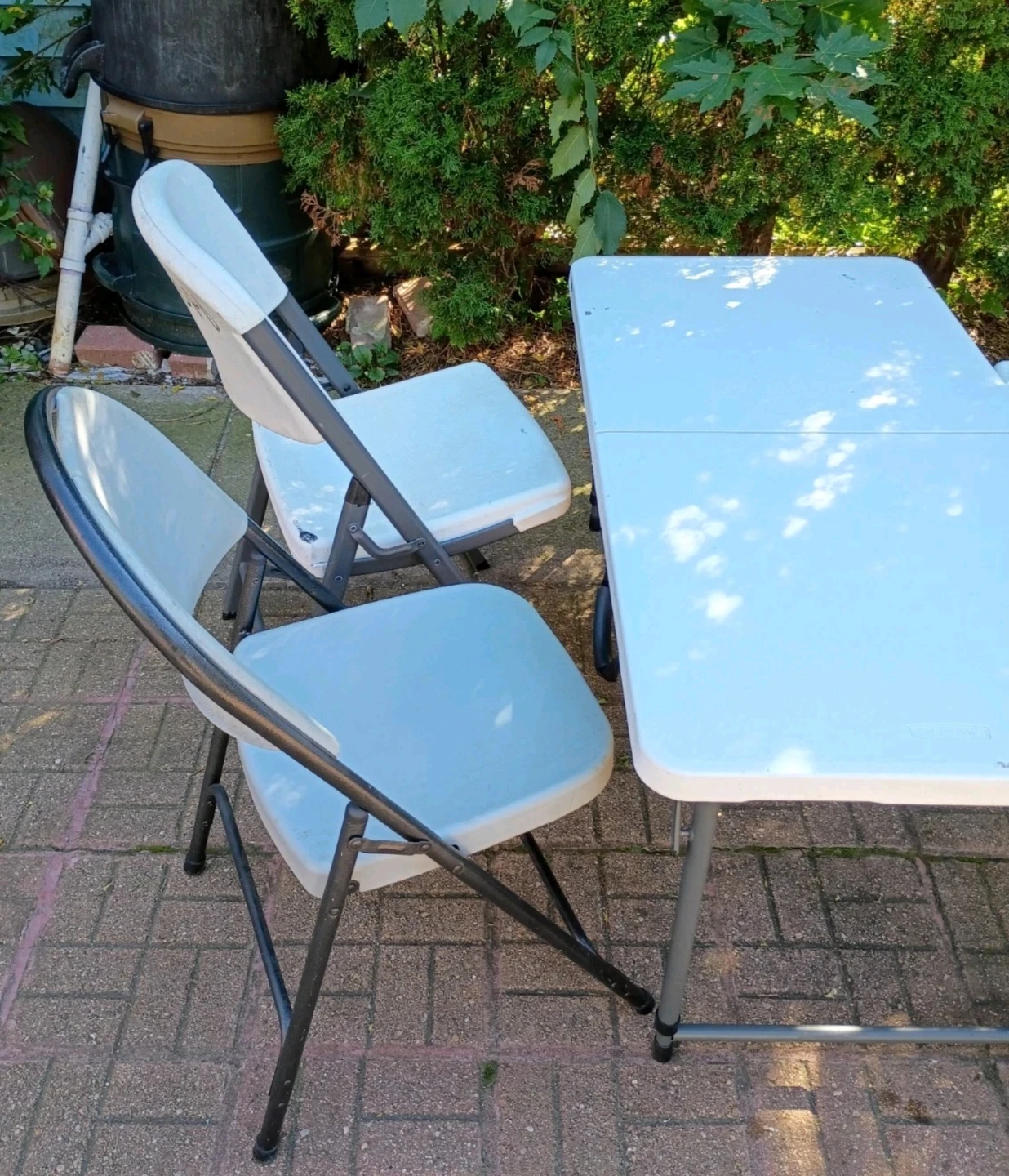 Lifetime Commercial Grade Folding Table and chairs - photo 2