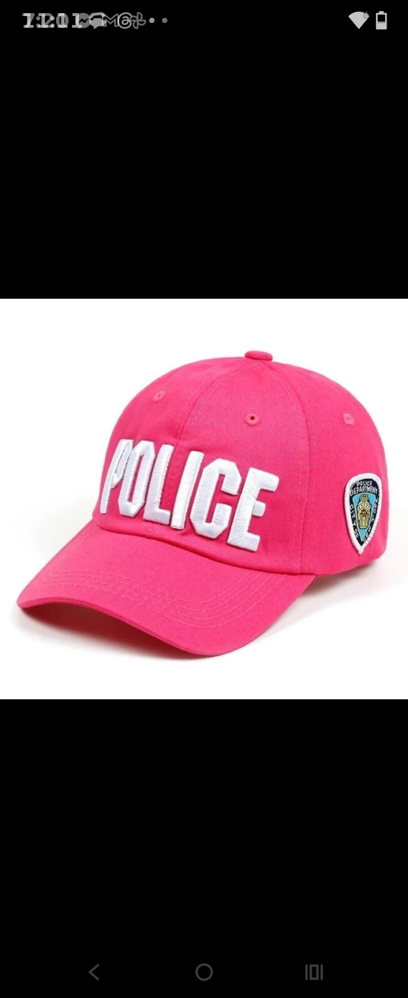 NEW WOMANS POLICE HAT CAP
