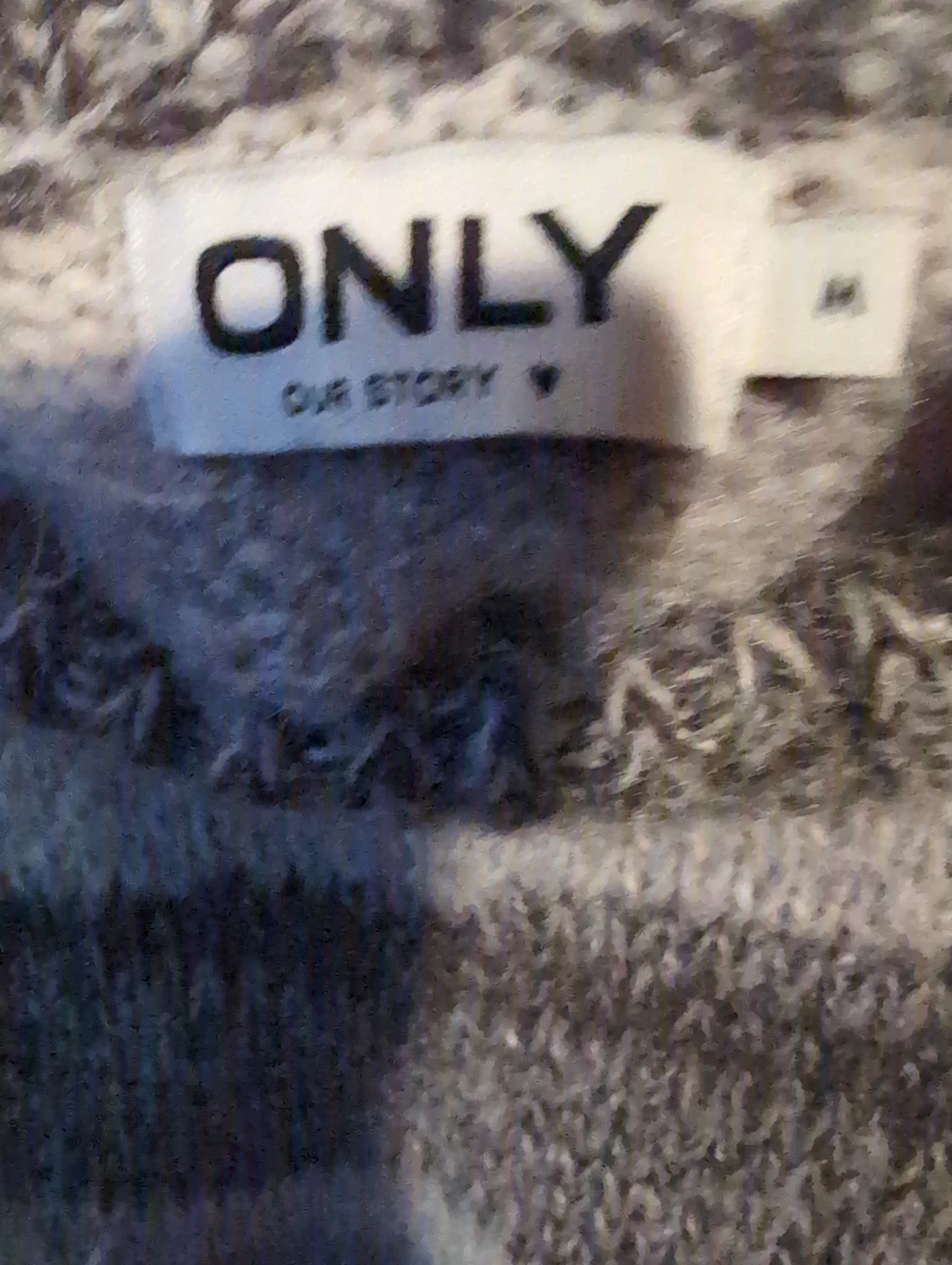ONLY Grey Striped Knit Sweater - photo 3