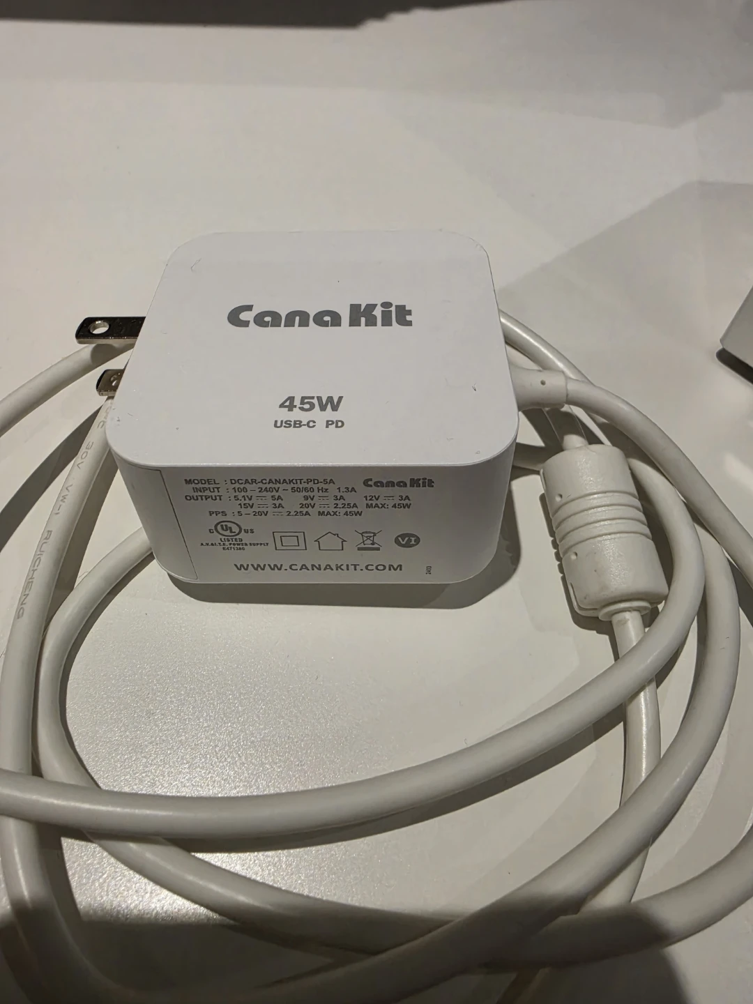 Pironman 5 Case with CanaKit 45W Power Supply - photo 4