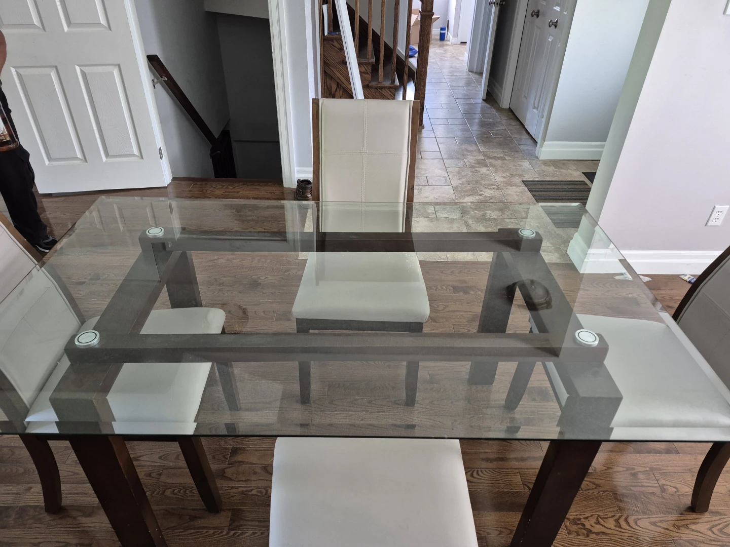 Glass Top Dining Table and Chairs - photo 3