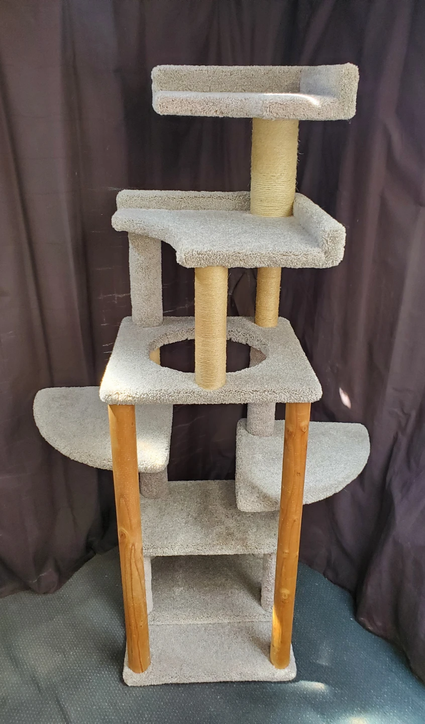 Multi-Level Carpeted Cat Tree