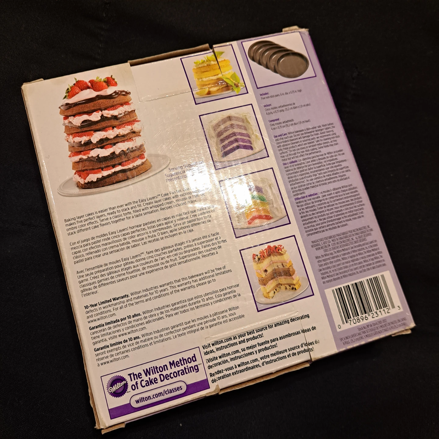 Wilton Easy Layers 5-Piece Cake Pan Set - photo 2