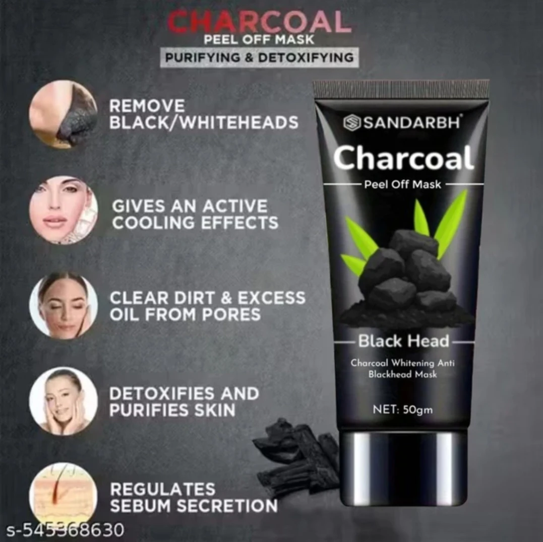 Sandarbh Charcoal Peel Off Mask - photo 5
