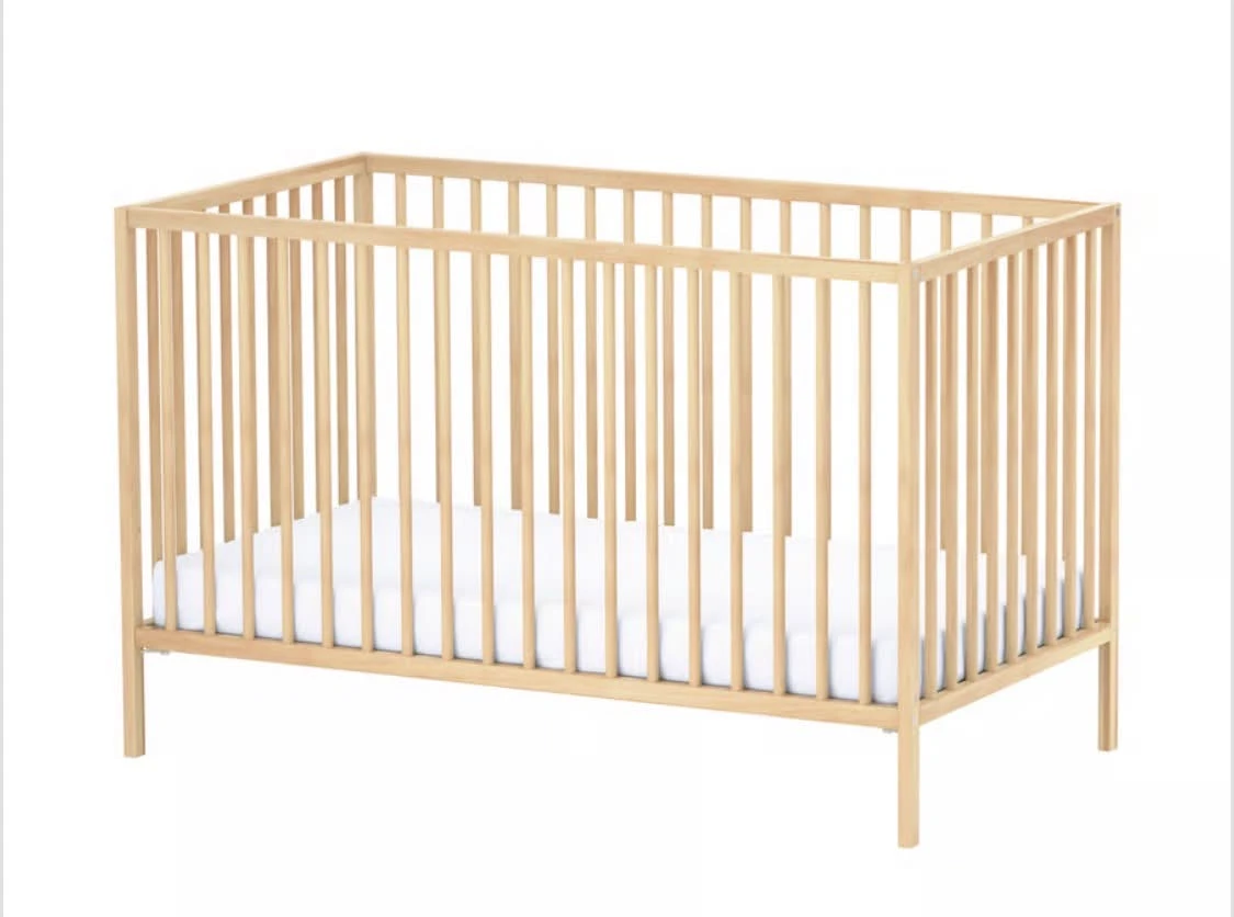 IKEA Sniglar Crib and Baby Rocker - photo 2
