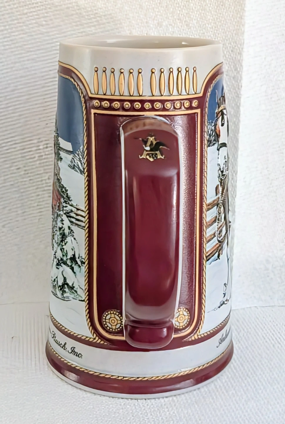 Vintage 1989 Anheuser-Busch Budweiser Clydesdales Stein - photo 4