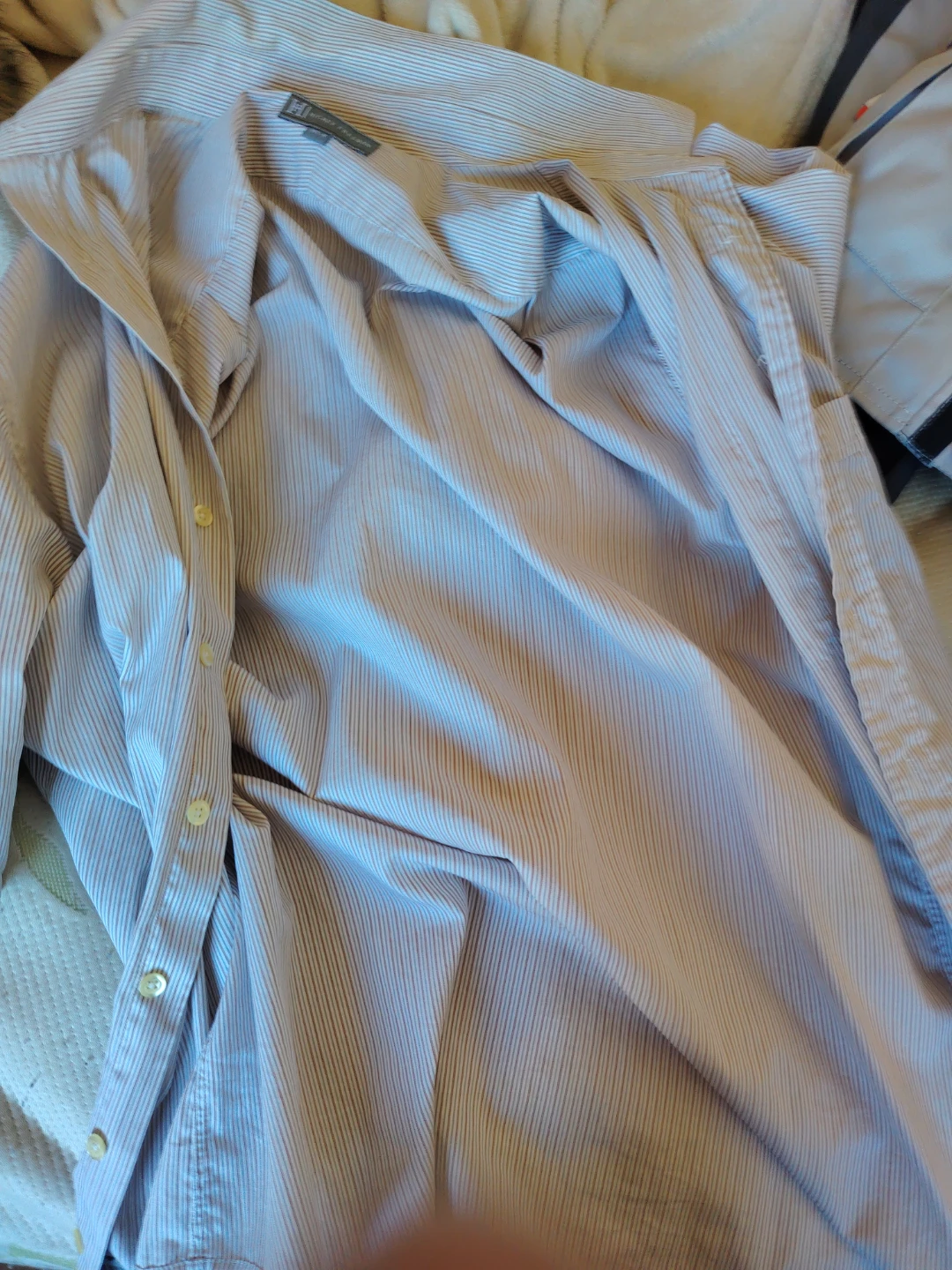 Hickey Freeman Striped Dress Shirt