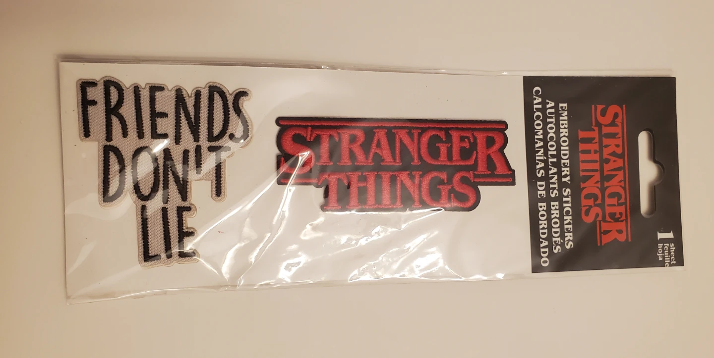 Stranger Things Embroidery Stickers