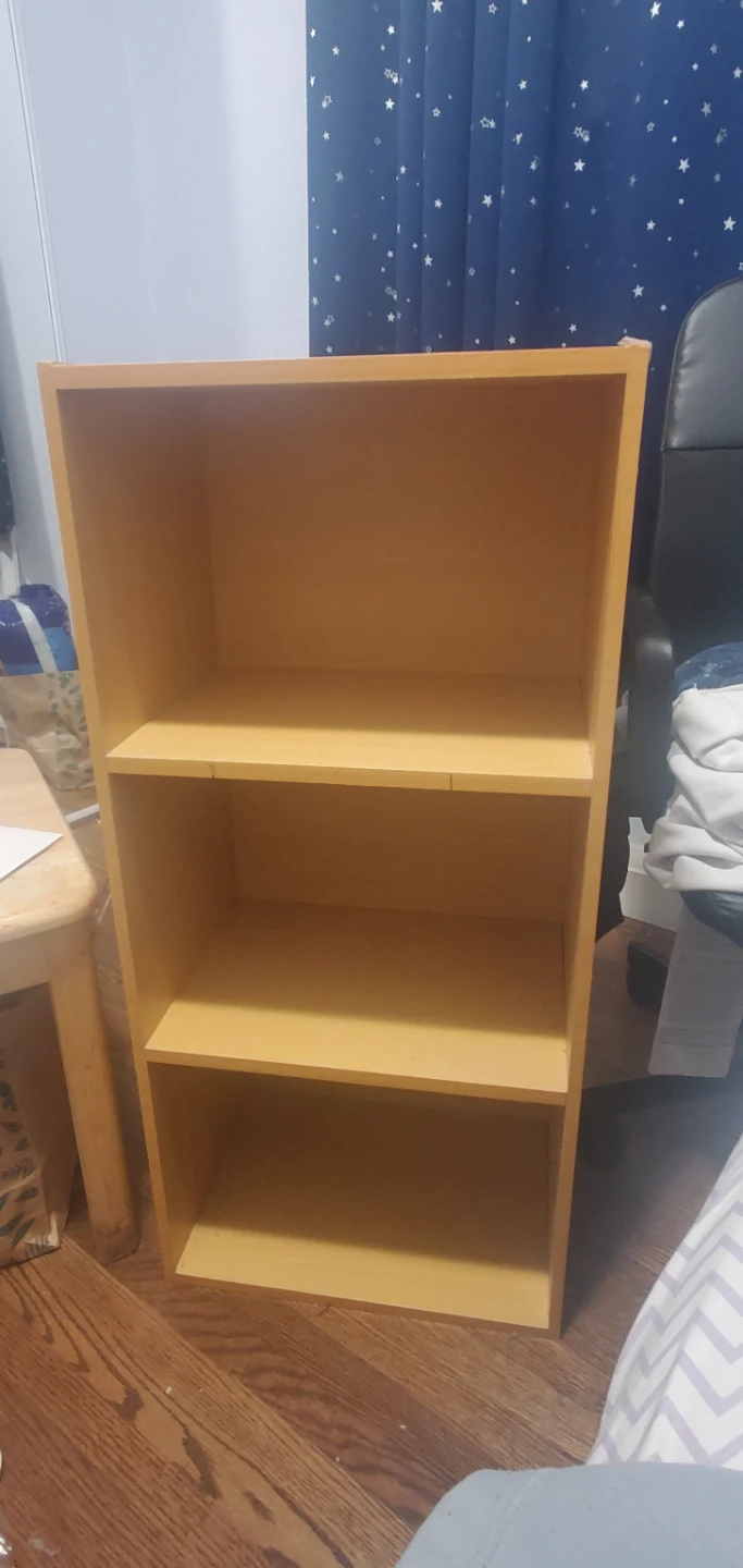 3 tier bookshelf