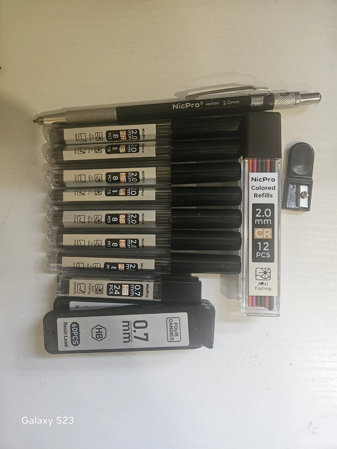 NicPro 2.0mm Mechanical Pencil and Lead Refill Set