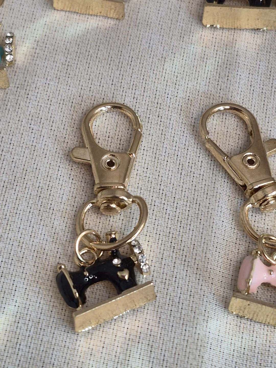 So Cute Sewing Machine Purse Phone Zipper Clip Charms - photo 5