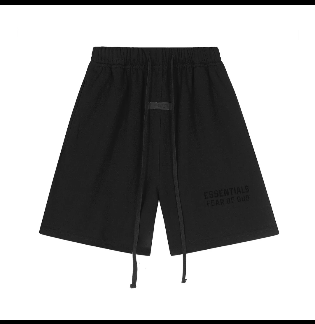 Essentials Fear of God Black Shorts