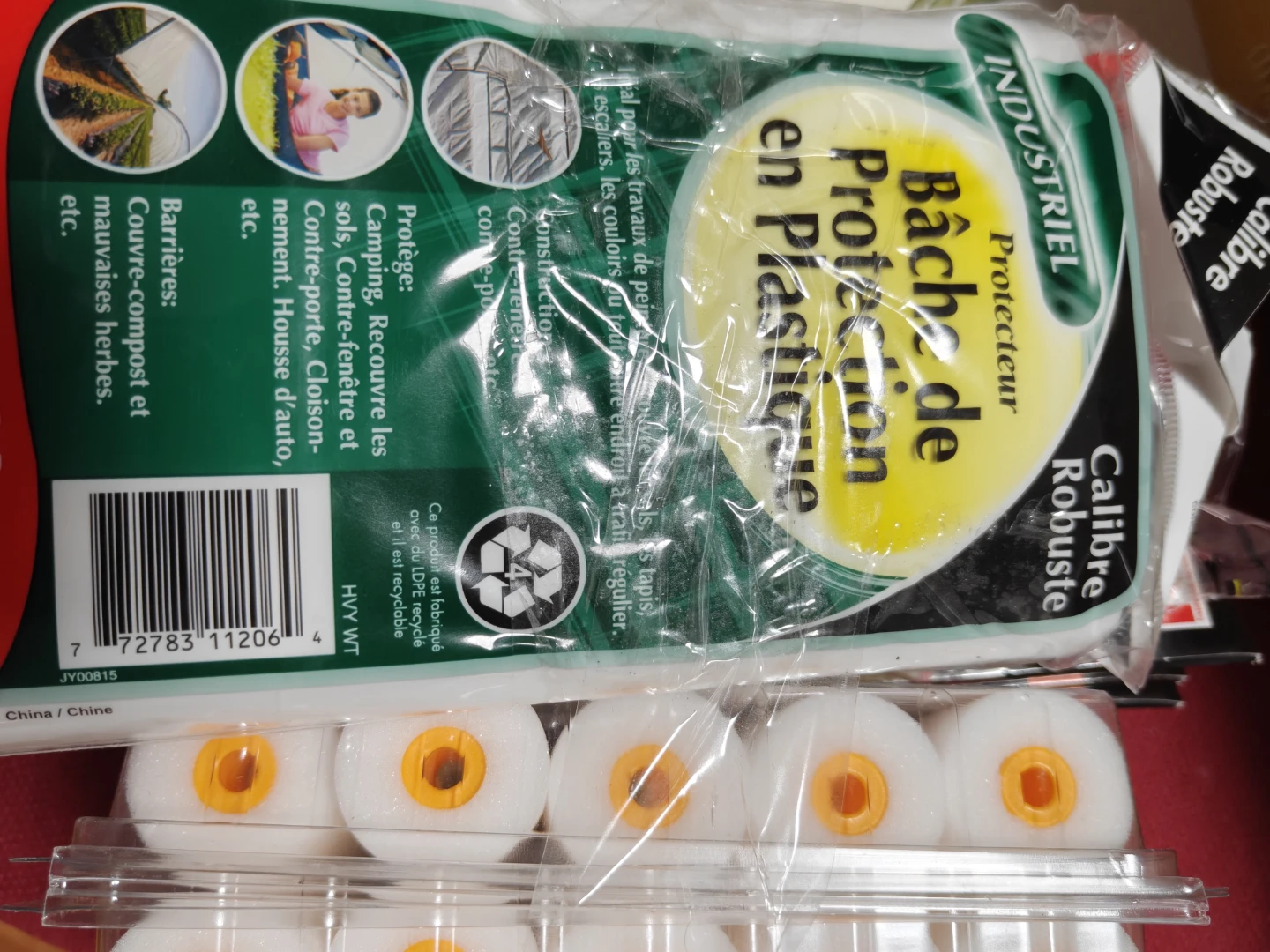 Bennett Paint Brushes and Plastic Drop Sheet Set - photo 3