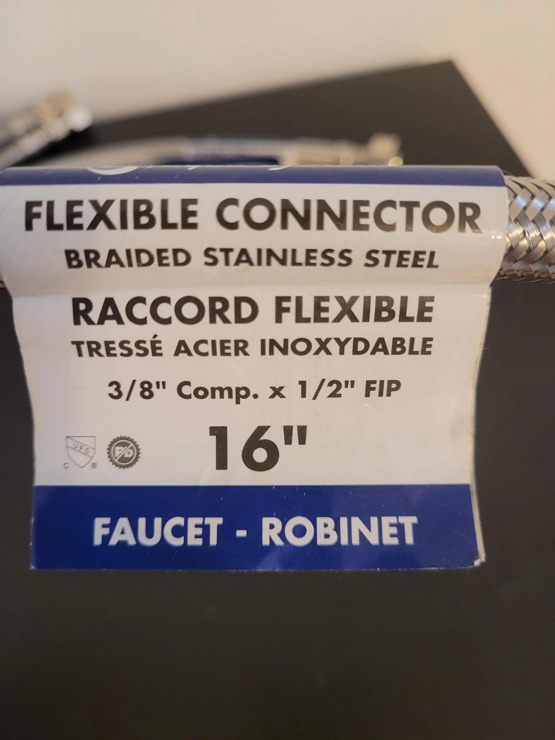 4 Aqua-Dynamic Braided Stainless Steel Flexible Connectors - photo 4