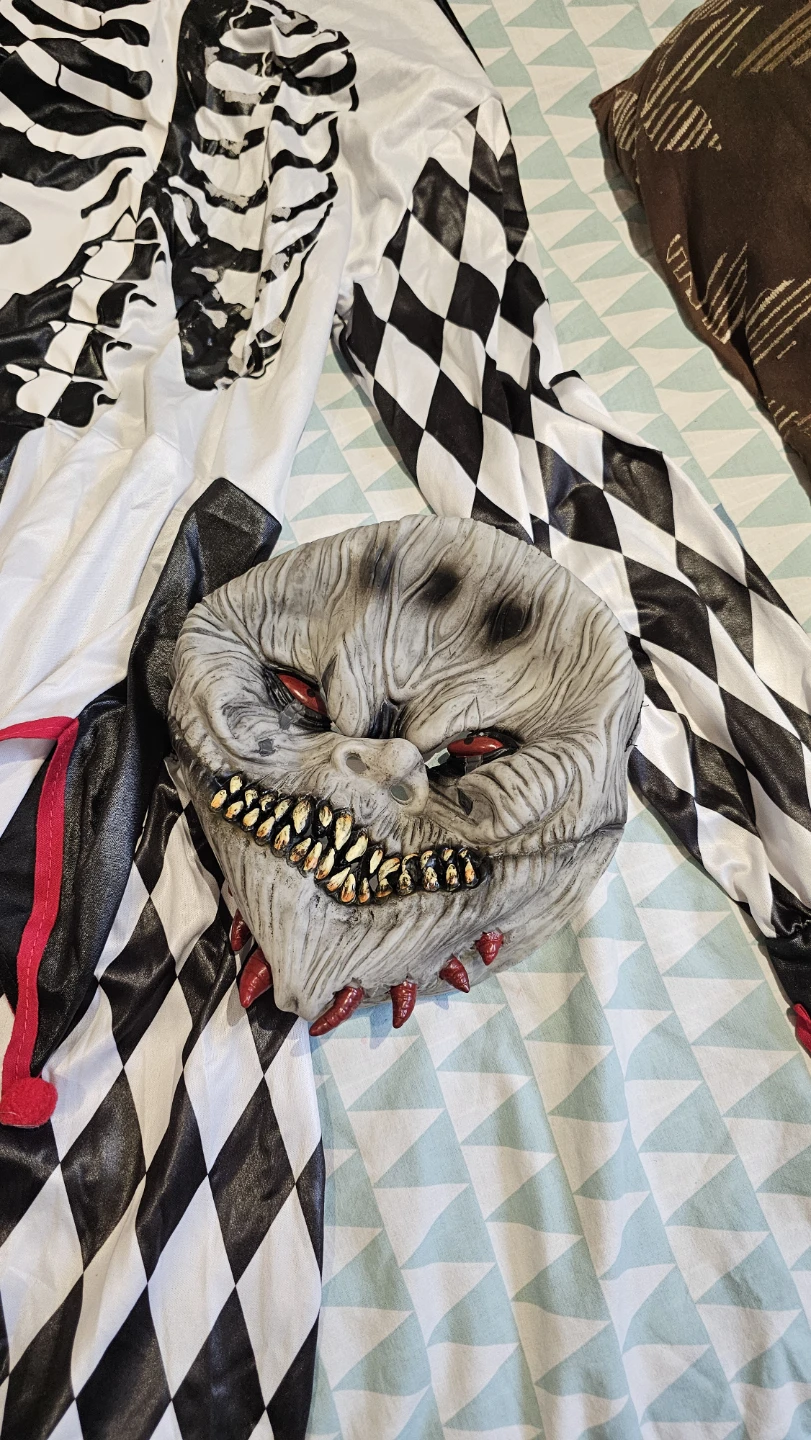 Skeleton Jester Halloween Costume - photo 4