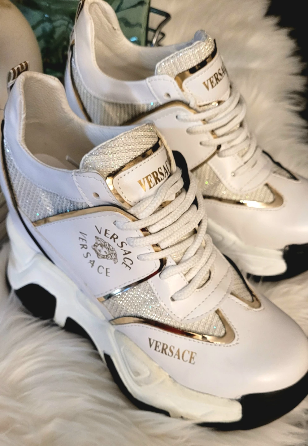 Versace White Sneakers - photo 4