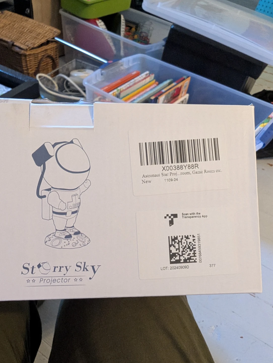 Astronaut Starry Sky Projector w/ remote - photo 2