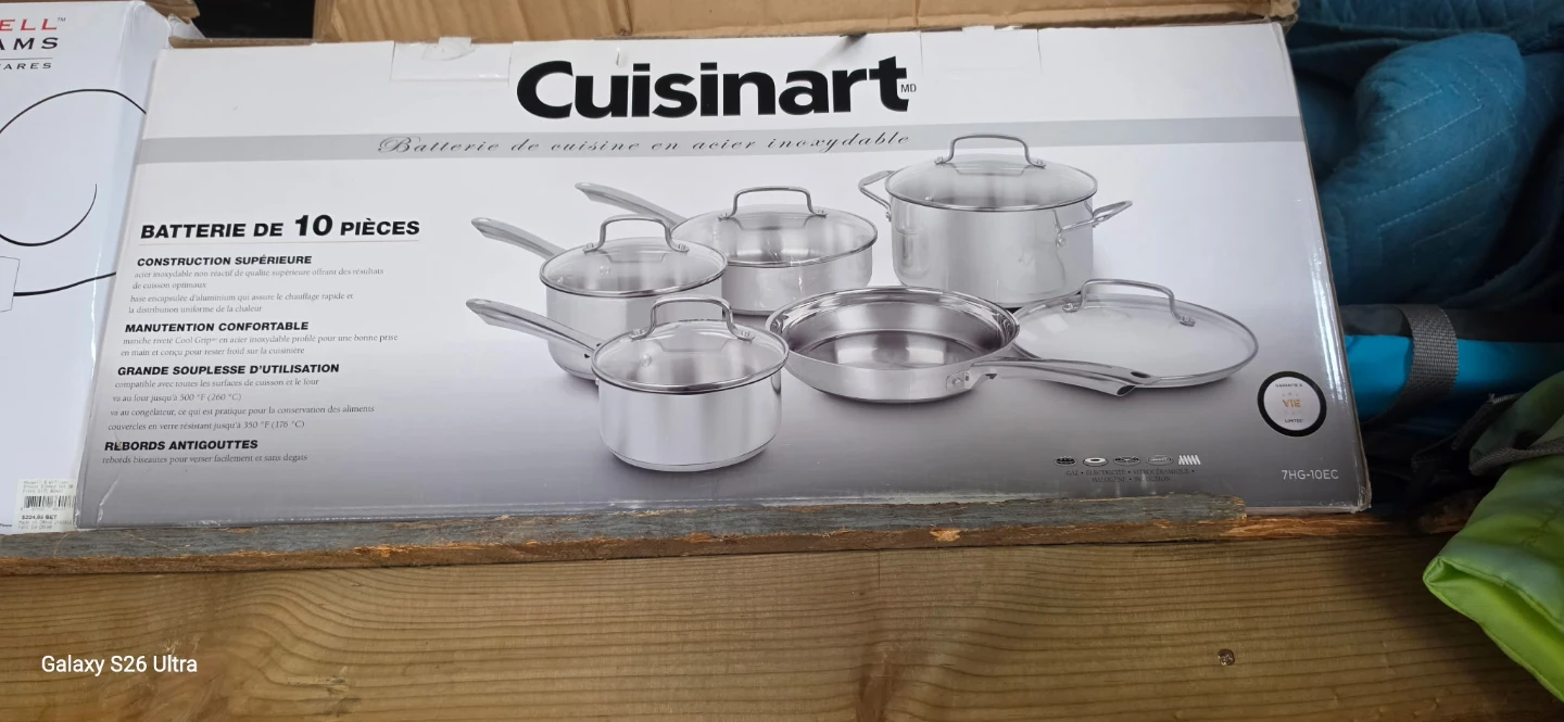 Cuisinart 10-Piece Stainless Steel Cookware Set - photo 2