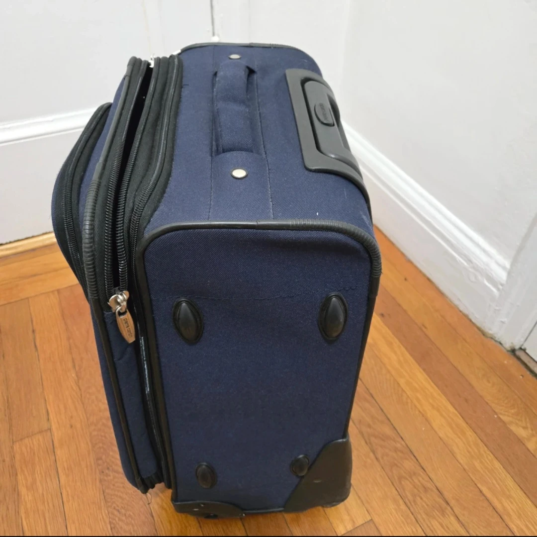 Pierre Cardin Navy Carry-On Suitcase - photo 2