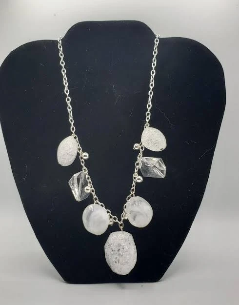 AVON SHA Signed Faux Quartz Crystal Silver-Tone - photo 3