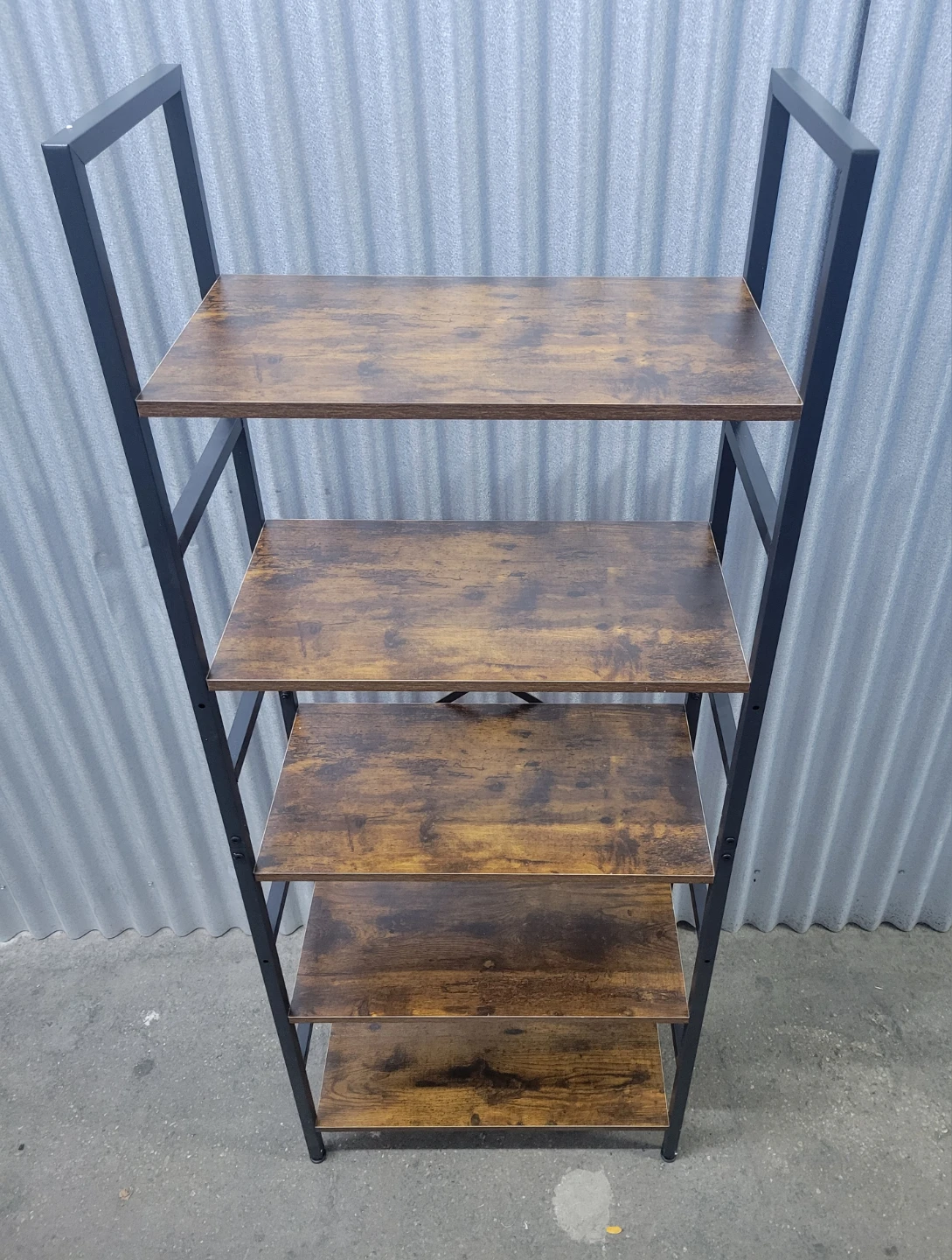 Brand new. Industrial 5-Tier Bookshelf - photo 2