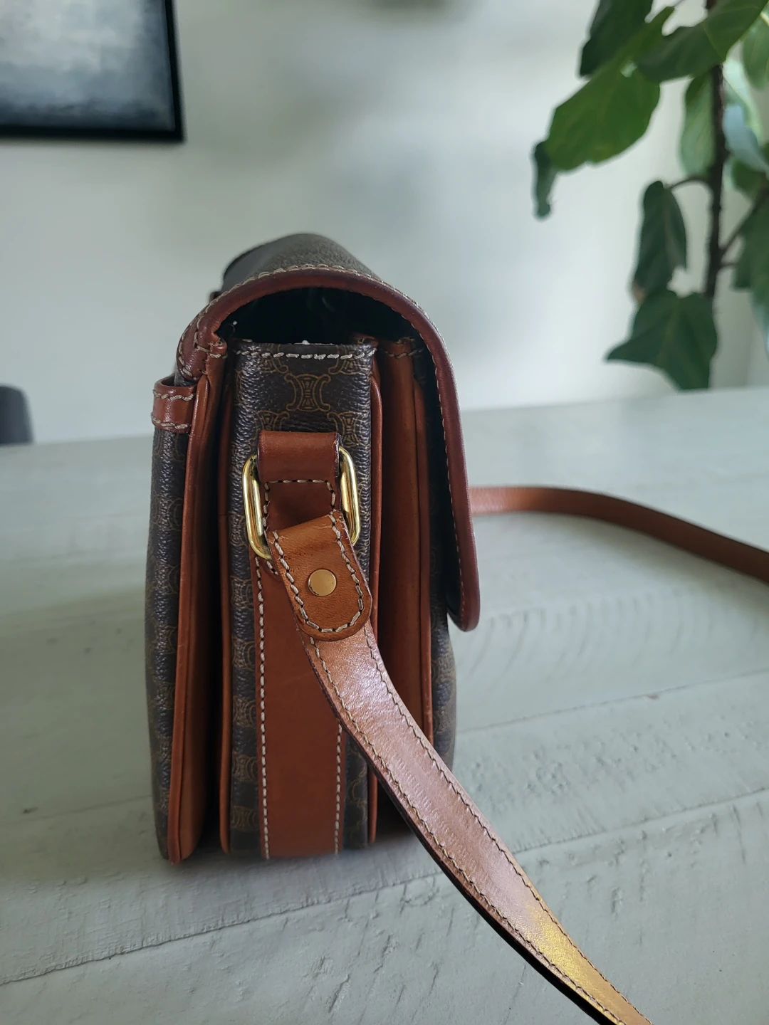 Celine Macadam Horse Bit Shoulder Bag - photo 3