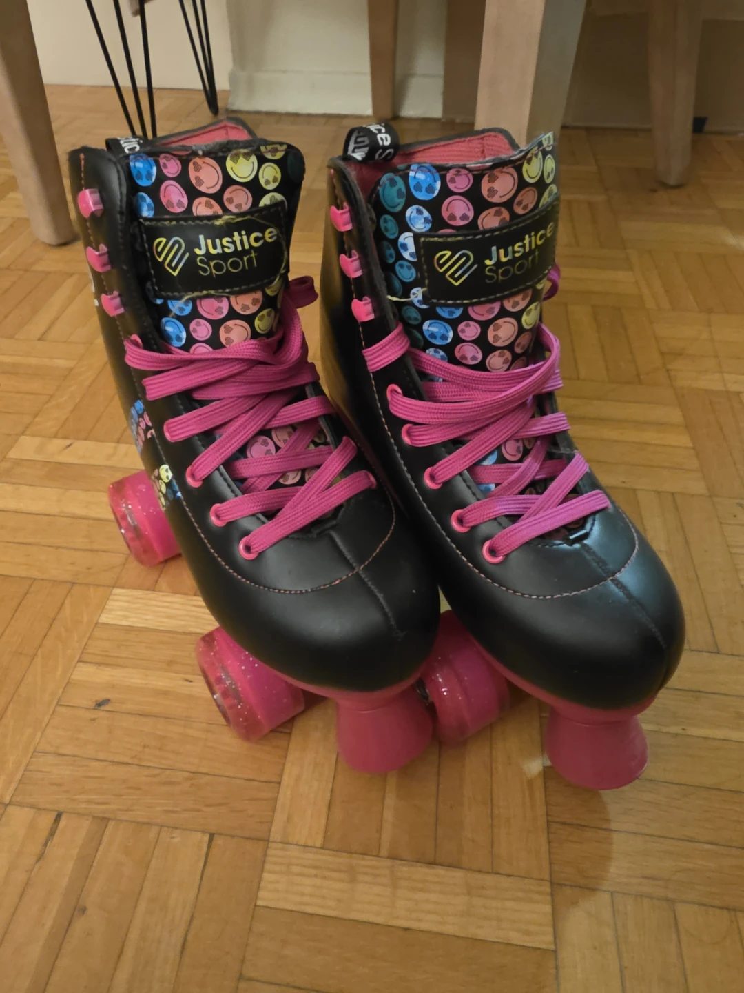 Justice Sport Roller Skates Black/Pink Size 12-2 - photo 3