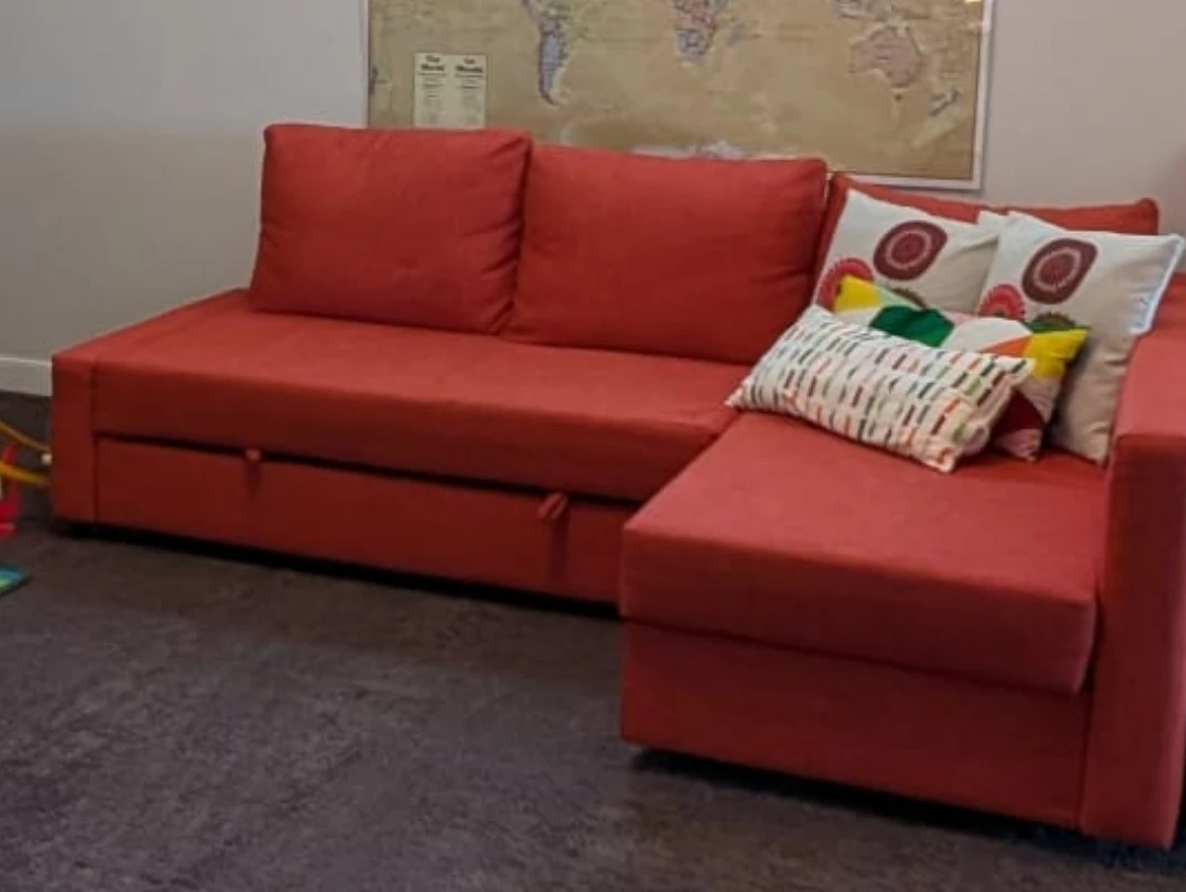 IKEA FRIHETEN corner sofa-bed with storage