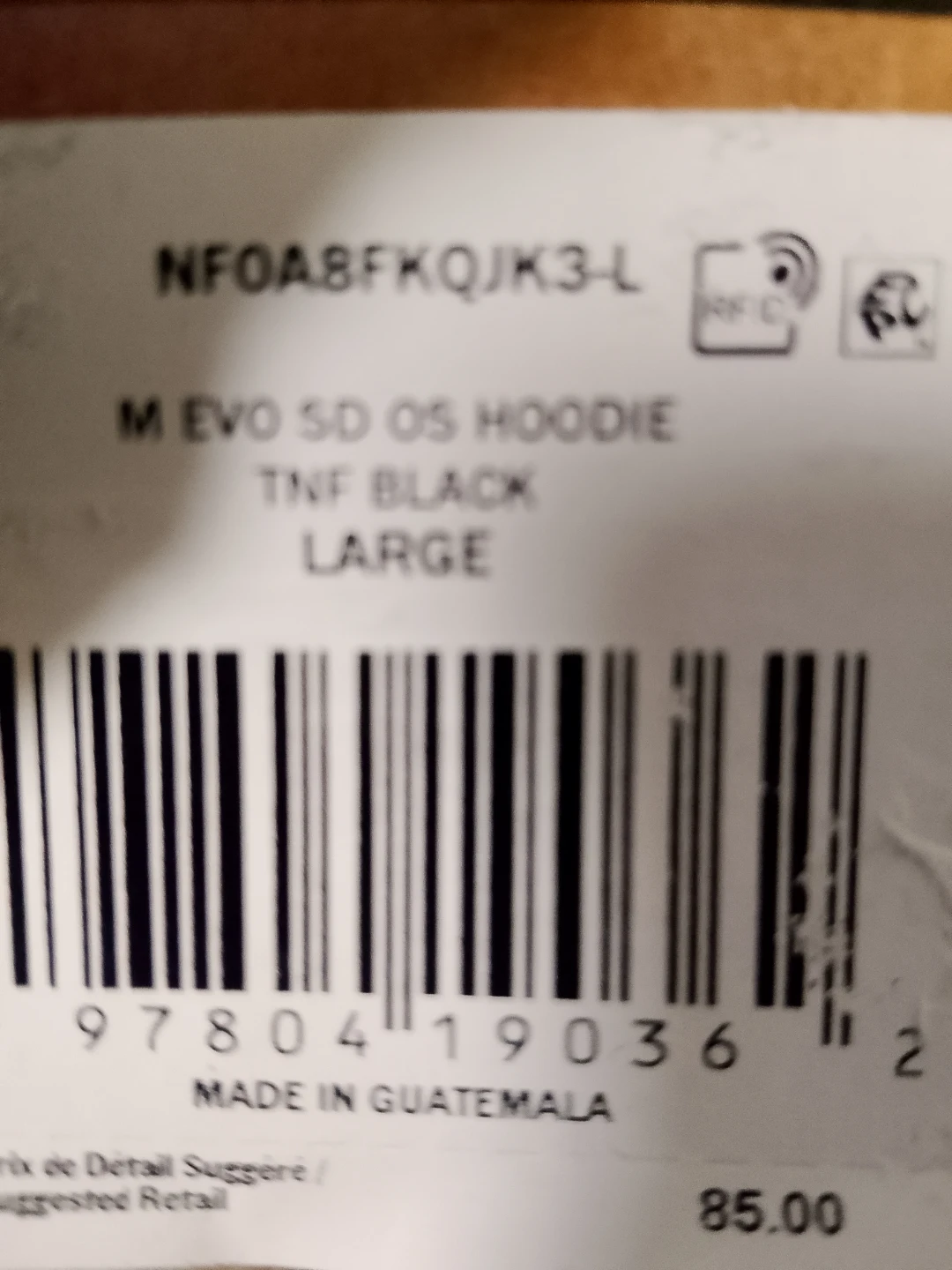 The North Face Evo SD Hoodie Black Large - photo 2