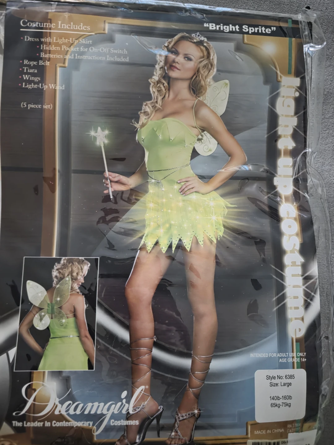 Bright Sprite Costume- Large