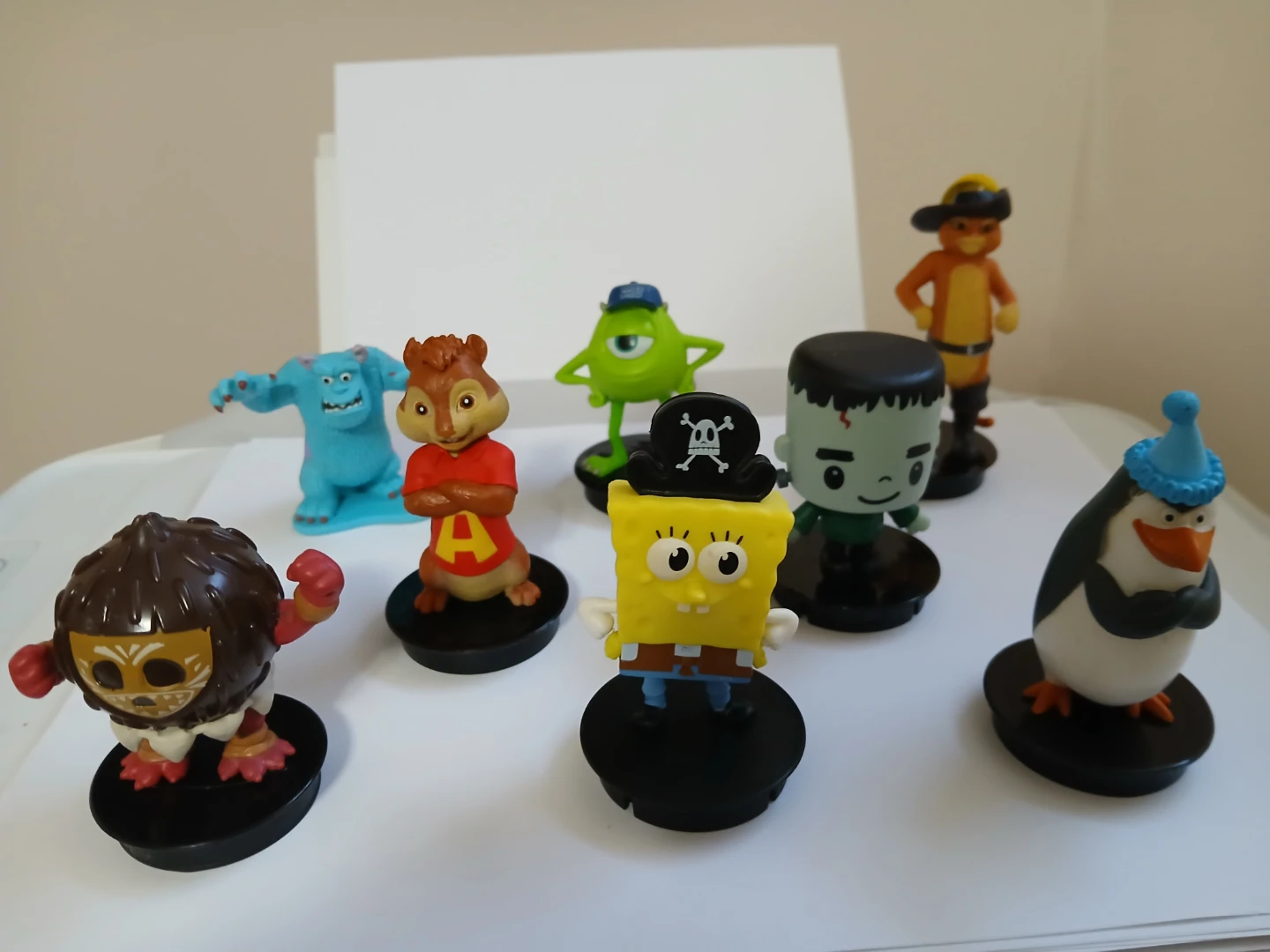 Set of Cineplex Collector  Toys Or Great Cake Toppers