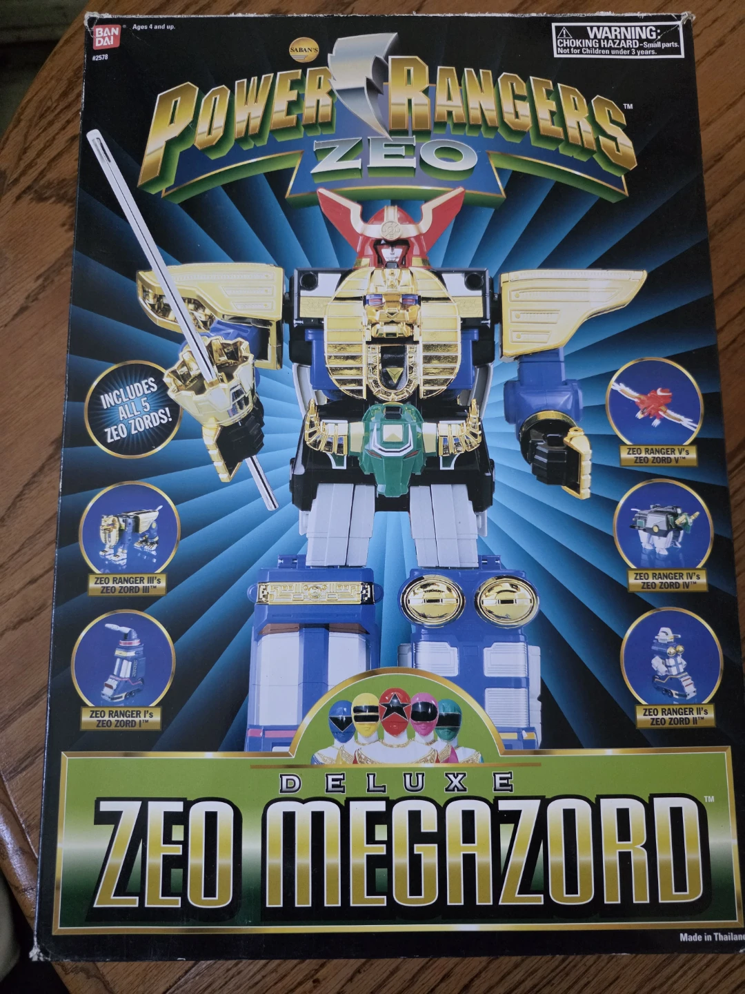 Bandai Power Rangers Zeo Deluxe Megazord