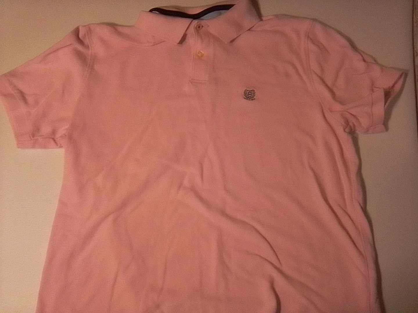 Chaps Polo Shirts - Light Blue and Pink