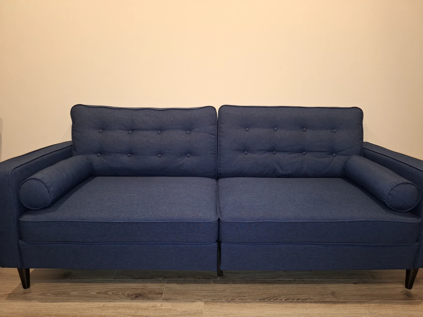 Blue Mid-Century Style Sofa + Delivery