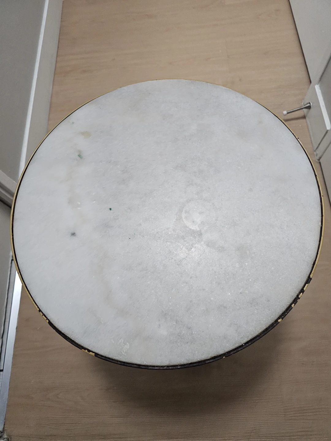 Round Marble Top Side Table